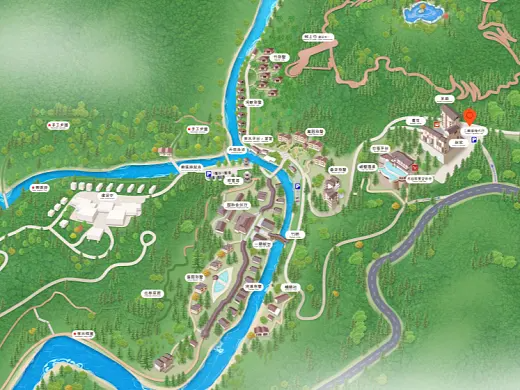铜仁结合景区手绘地图智慧导览和720全景技术，可以让景区更加“动”起来，为游客提供更加身临其境的导览体验。
